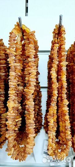 Лечебные янтарные бусы