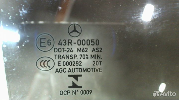 Стекло боковой двери Mercedes CLA C117 2013, 2014