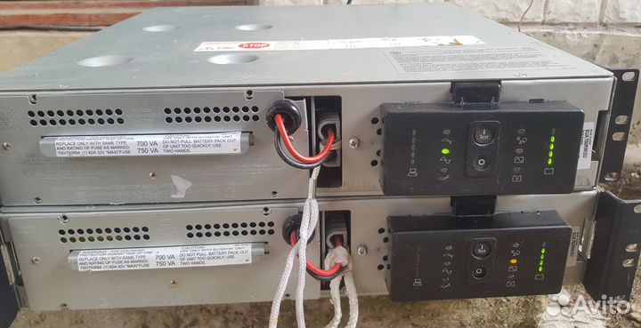 Ибп APS Smart UPS 750 VA RM2U 230V б\у рабочий