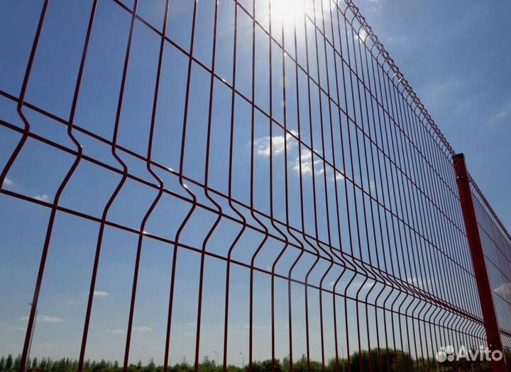 3Д сетка гиттер для забора