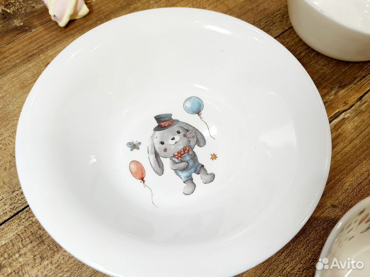 Набор детской посуды новый