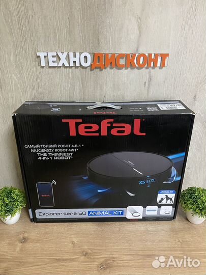 Робот-пылесос Tefal RG7455WH, черный