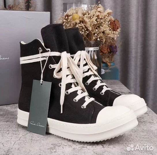 Кеды Rick Owens Ramones Low