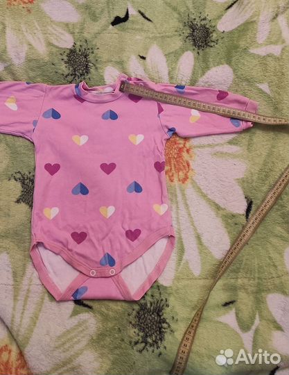 Боди с длинным рукавом на девочку