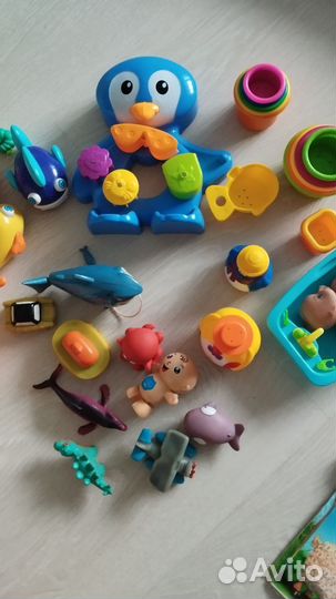 Игрушки для купания (ванной) пакетом