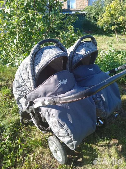 Коляска для двойни