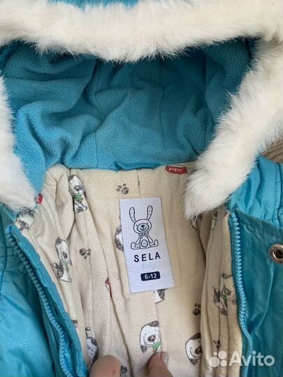 Комбинезон демисезонный 6-12 мес