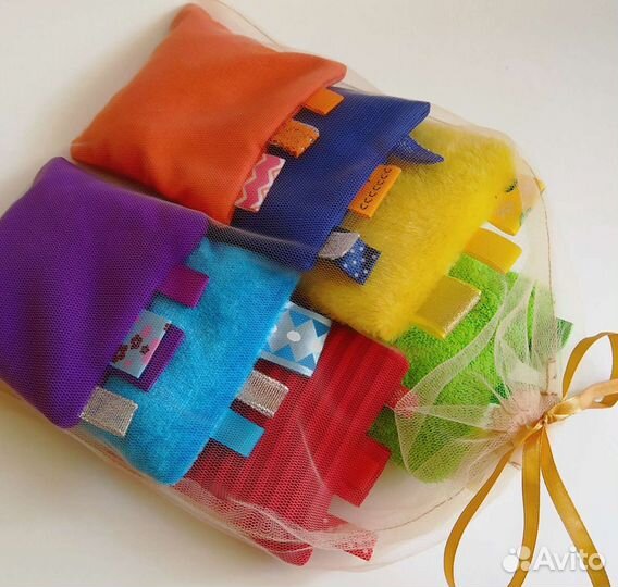 Сенсорные мешочки мантессори