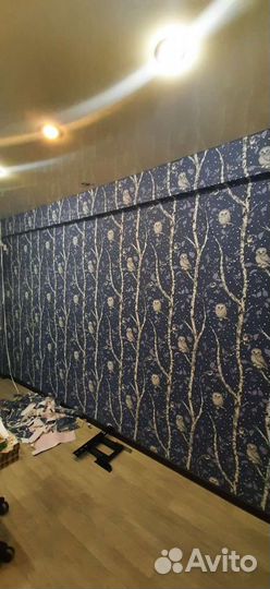 Поклейка обоев