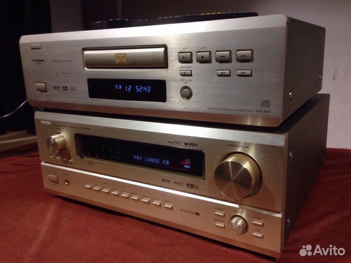 Gold Denon AVR-3801 и DVD-2800 (made in Japan)