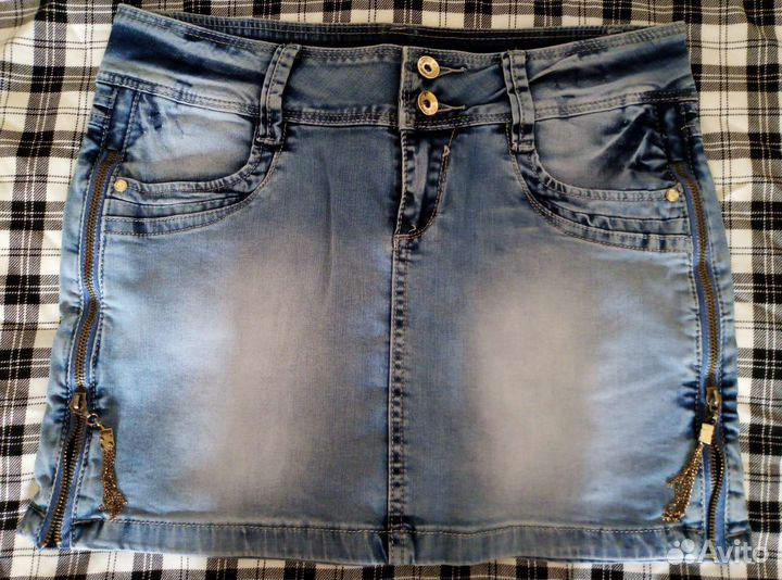 Юбка джинсовая