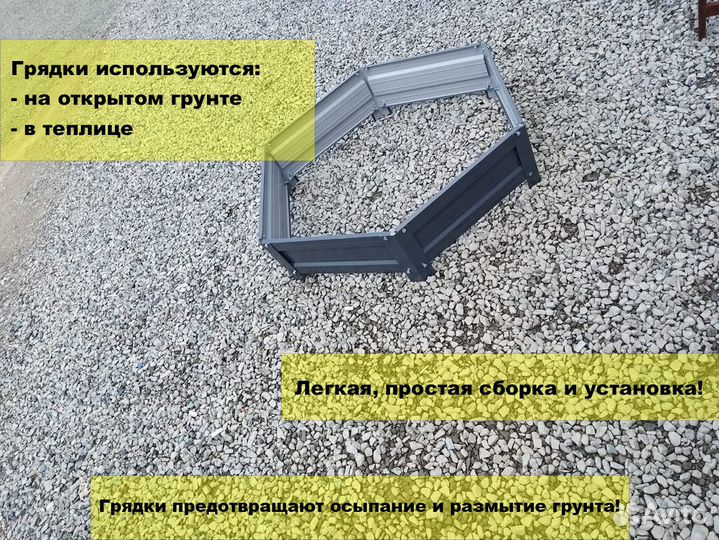 Грядки оцинкованные + полимерное покрытие