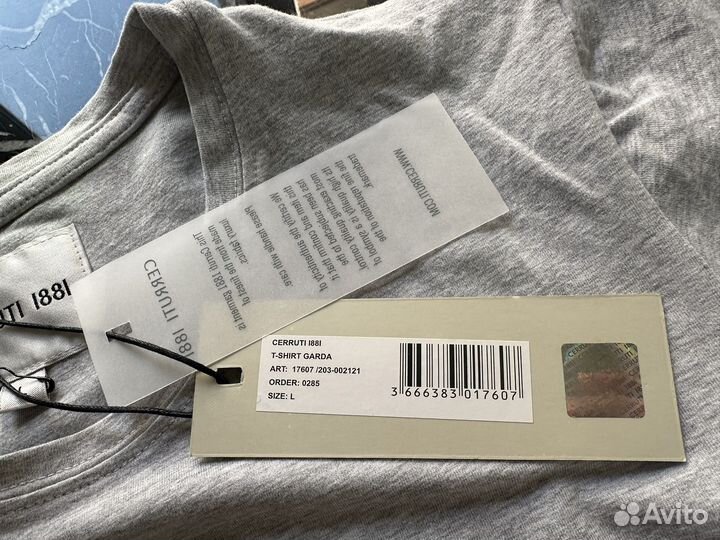 Футболка cerruti 48/50 размер новая
