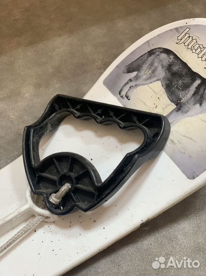 Снегокат детский со спинкой