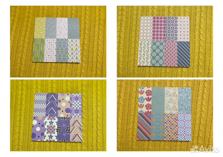 Набор бумаги для скрапбукинга, 24 листа