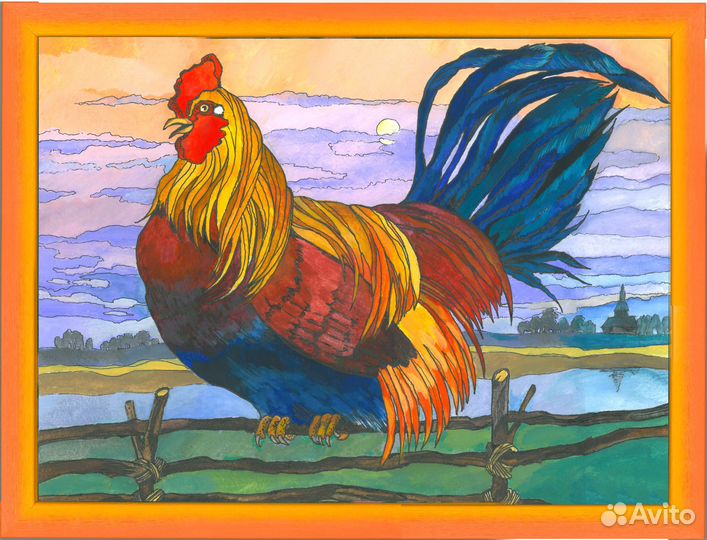Картина Петухи