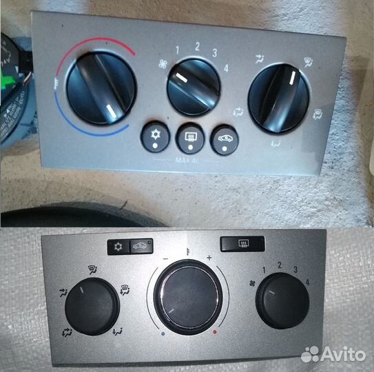 Блок управления печкой Opel meriva a astra h
