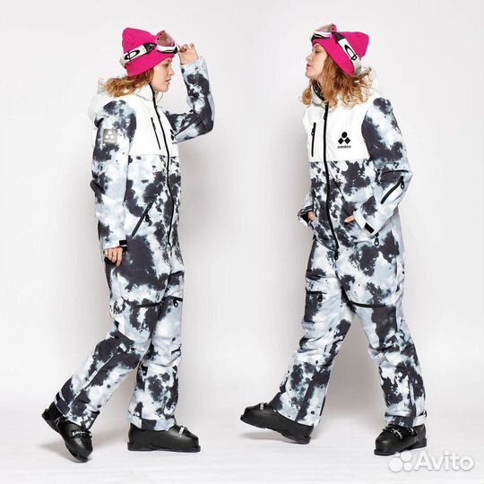 Комбинезон жен Oneskee Pro X Black/White