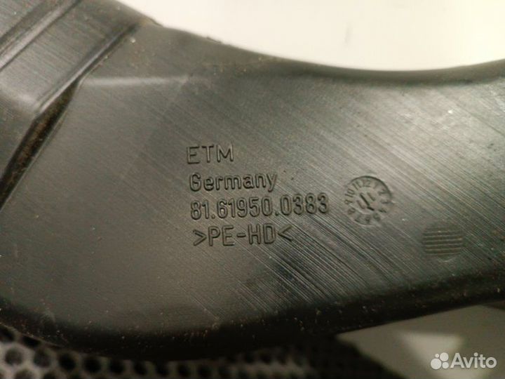 Воздуховод отопителя Man Tgx