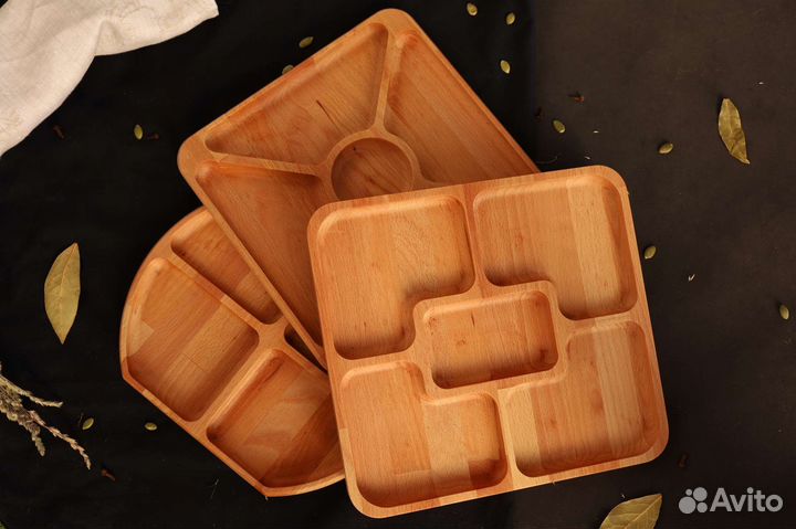 Менажница деревянная