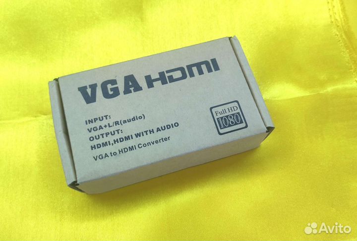 Переходник VGA на hdmi конвертер в vga2hdmi