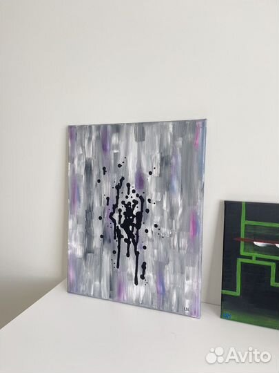 Картина акрилом на холсте