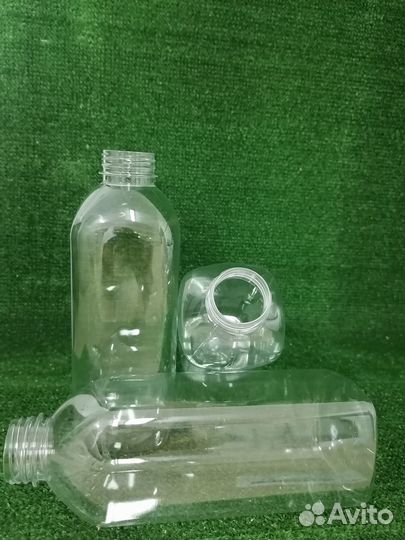 Бутылка (смузи) 1л, квадрат+крышка