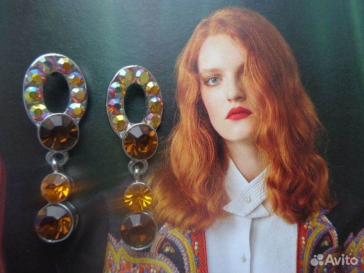 Винтажная бижутерия. Серьги