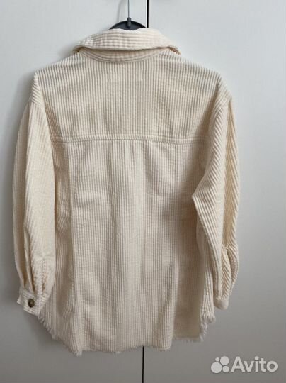 Рубашка вельветовая zara