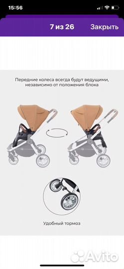 Коляска Rant Flex с реверсивным блоком