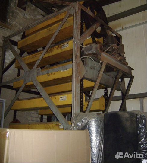 Стеллаж механический элеваторный стеллажи