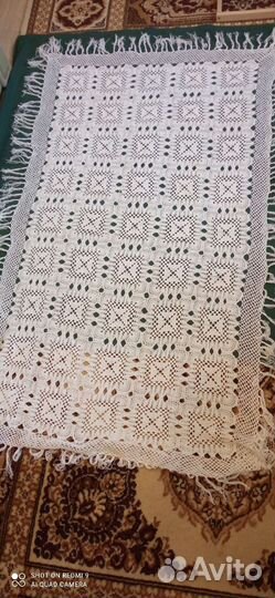 Скатерть вязанная крючком