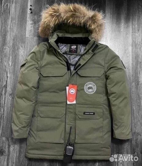 Зимняя куртка Canada Goose хаки