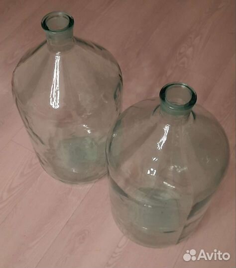 Бутыль стекло 20 литров и 10 литров
