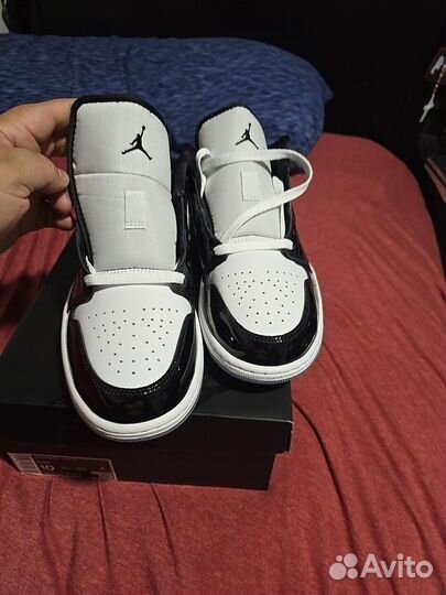 Кроссовки Nike Air Jordan 1 Low Concord (Арт.93083)