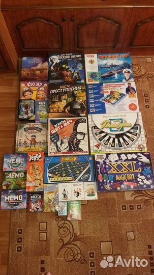 Настольные и развивающие игры
