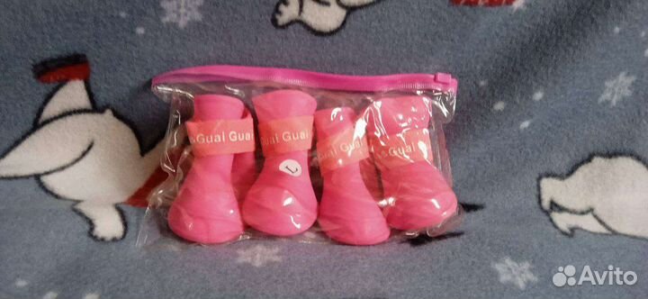 Сапожки резиновые для собаки, размер L