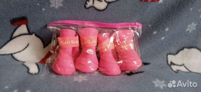 Сапожки резиновые для собаки, размер L