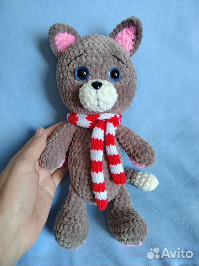 Плюшевый кот. Ручная работа