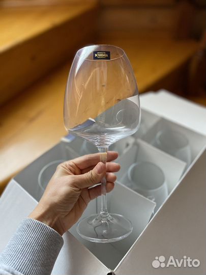 Бокалы для вина Bohemia 6 шт