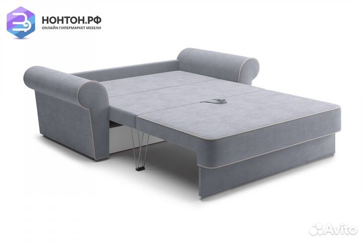 Диван еврокнижка Прованс серый