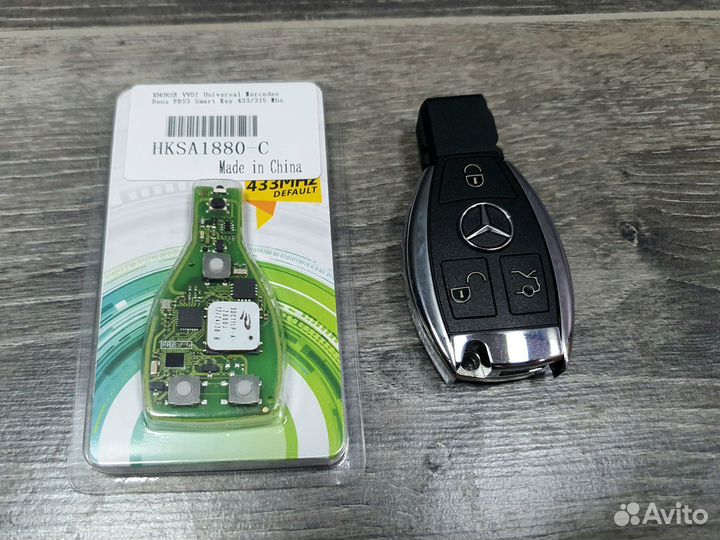 Mercedes рыбка BE KEY keyless с токенами CG