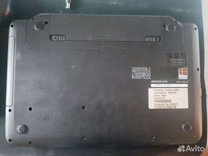 Ноутбук dell, i7, 8 gb, ssd, hdd