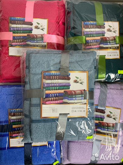 Набор махровых полотенец Новые