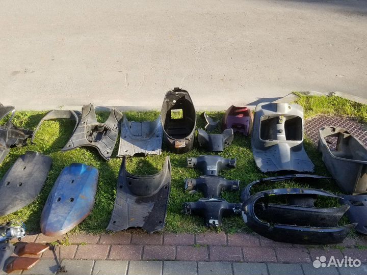 Пластик на японские скутеры