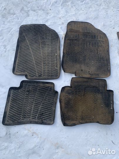 Коврики салона hyundai solaris 1