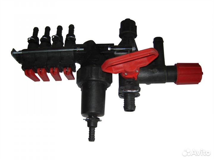 Распределитель 4-х секционный на опрыскиватель