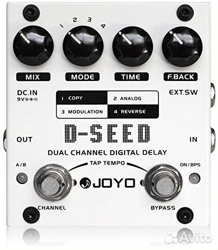Гитарная педаль дилей Joyo D-Seed