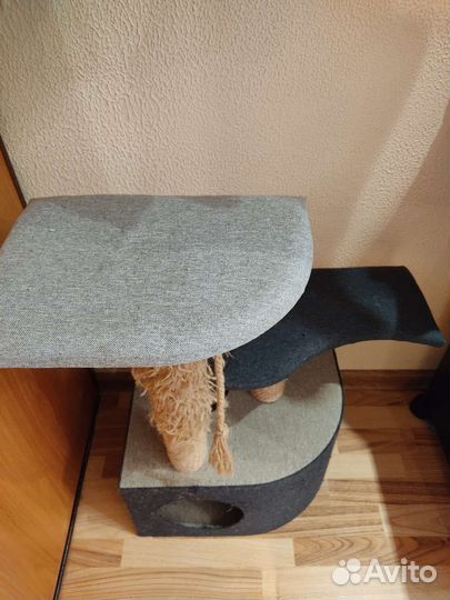 Когтеточка домик для кошки бу