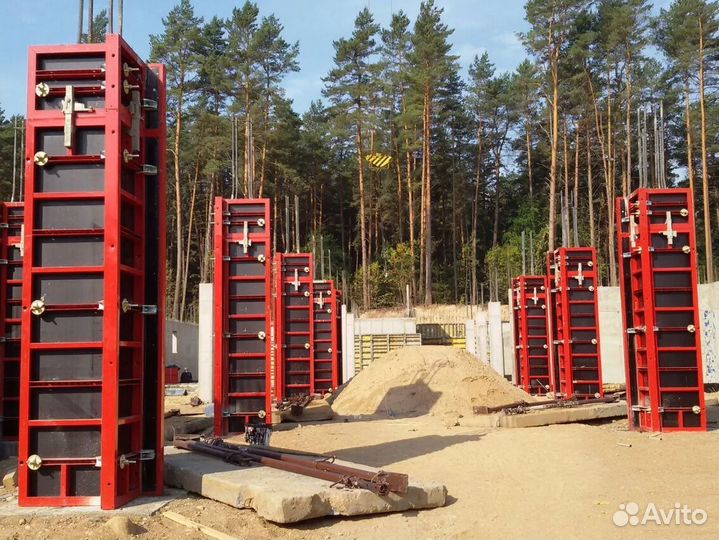 Щитовая Б/У опалубка для колонн. Аренда, продажа